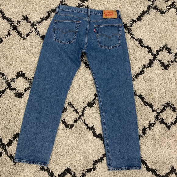 Original Levis 501 Button Fly Denim Jeans - Picture 4 of 9